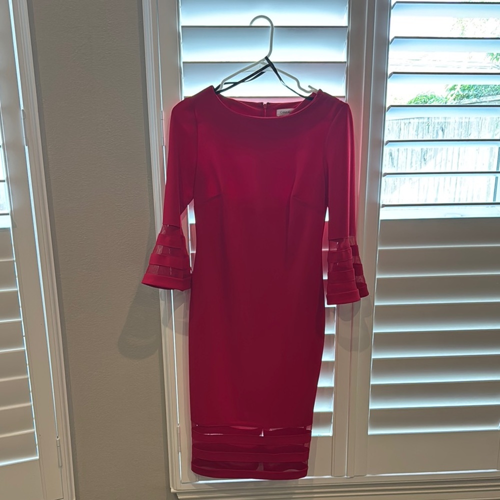 Calvin Klein Elegant Red Dress